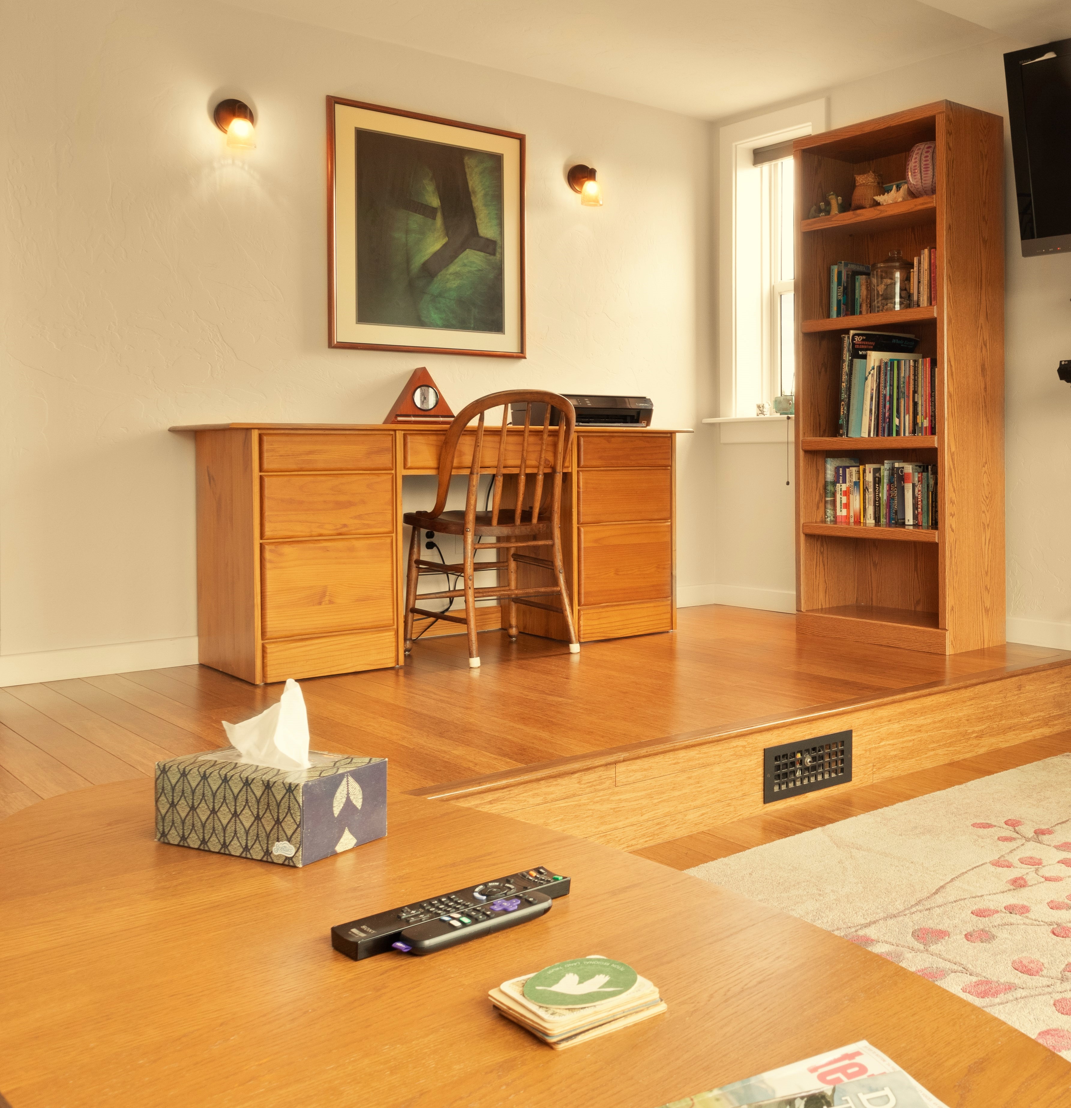 Upstairs office