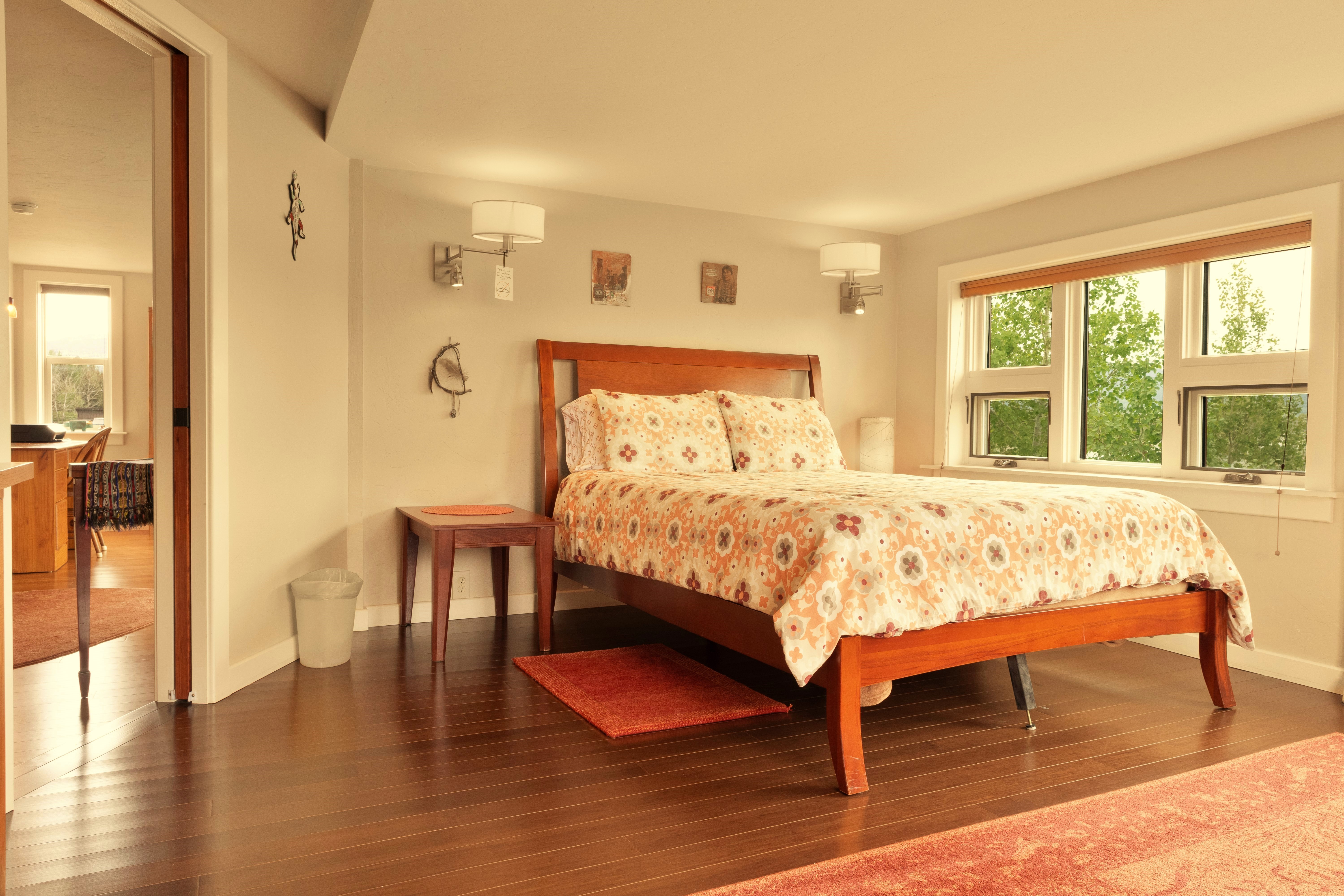 Upstairs queen bed