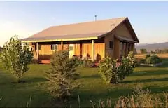 Front of the cabin